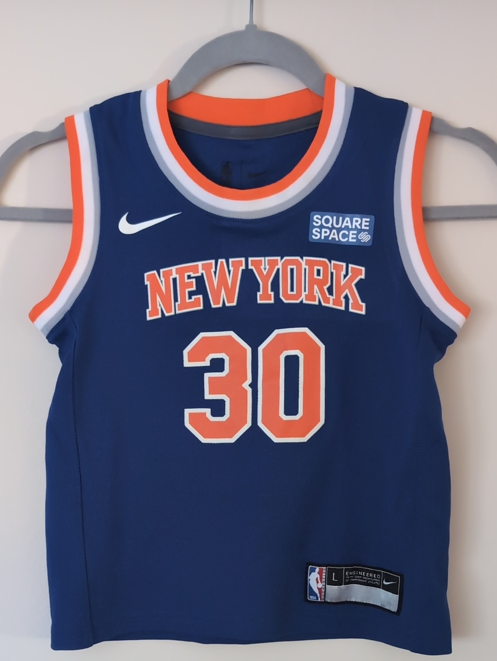 NY Knicks Youth Nike Jersey Randle #30 Preschool Size Large/7